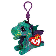Clip On Cinder Beanie Boo Dragon Plush Beanie Boo Beanie Boos Ty Beanie Boos