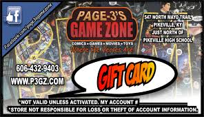 We did not find results for: Page 3 S Gamezone Gift Cards