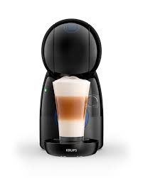White coffee cup top view with watercolor coffee splashes. Nescafe Dolce Gusto Piccolo Xs Manual Coffee Machine Black By Krups