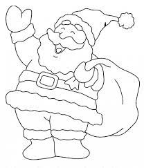 Pere noel coloriage de père noël à imprimer touptycom. Coloriage Pere Noel Te Salue Dessin Gratuit A Imprimer