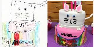 Top 20 free birthday cards to print. My Friend Created A Cake Off Her Niece S Birthday Cake Drawing Idea Cake