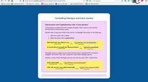 Do not use quotation marks to set off an indirect quotation. Embedding Quotations Dialogue Flow And Colon Quotations Youtube