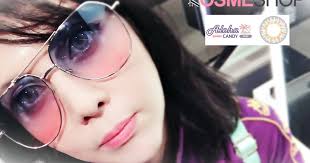 Cateaclysmic: Kosmeshop Review: LENS TOWN Aloha Candy Gray Contact Lenses