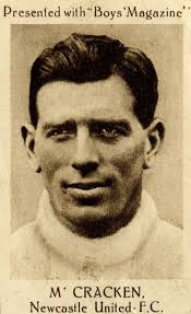 Billy McCracken of Newcastle Utd in 1923.