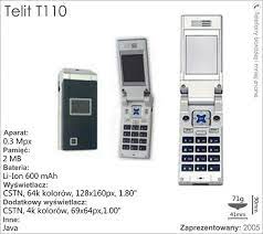 Telit T110 - Telefony bardziej i mniej ...