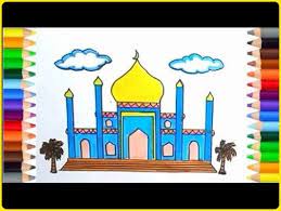 Pemandangan alam sendiri umumnya selalu terdiri dari beberapa bagian seperti pepohonan langit darat gunung bukit air dan juga beberapa bend. Gambar Masjid Kartun Amazon Com Laeacco Mosque Sketch Backdrop 7x5ft Vinyl Photography Background Cartoon Islam Religion Holy Temple Nightscape Starry Sky Landmark Backdrop Arab Nation Belief Muslin Worship Ramadan Event Shoot
