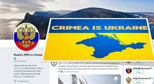 Defender sailed near the coast of crimea on wednesday, it was supposed to be quietly demonstrating that the waters legally belonged to ukraine. Twitter Verifies Account Of Russia S Mfa In Crimea Ukraine Files Complaint Unian