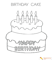 100% free birthday coloring pages. Birthday Cake Coloring Page 01 Free Birthday Cake Coloring Page