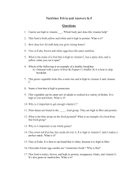 Displaying 20 questions associated with management. Nutrition Trivia Questions And Answers