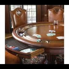 Chess Or Card Tables Game Chairs Poker Table Round Poker Table Game Room Decor