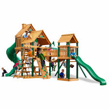 Gorilla Playsets Treasure Trove Swing Set Gorilla Playsets Wooden Swing Set Swing Set