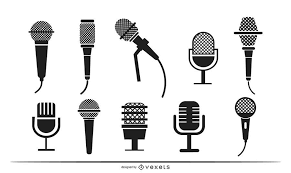 Microphones Silhouette Set Ad Affiliate Ad Set Silhouette Microphones Brand Magazine Music Silhouette Band Posters
