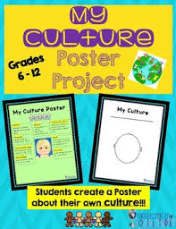 Create synergy with graphic and text design. My Culture Poster Project By Succeeding In Social Studies Tpt