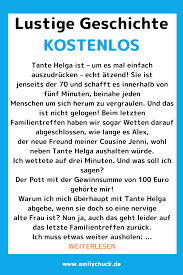 Tante Helga Und Wie Sie Mich In Den Wahnsinn Treibt Lustige Geschichte In 2020 Lustige Kurzgeschichten Lustige Geschichten Geschichten Zum Vorlesen