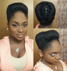 Natural hair refers to black hair that hasn't been chemically altered with straighteners, relaxers or texturizers. 50 Updo Hairstyles For Black Women Ranging From Elegant To Eccentric