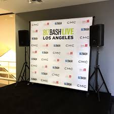 Photography backdrops are a creative way to infuse color, design and artistic elements into your photographic studio session. 8 X8 Step And Repeat Backdrop Most Popular Size For Red Carpet Events