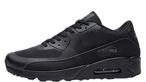 Breathable flyknit upper visible max air unit for cushioning Nike Air Max 90 Ultra 2 0 Triple Black Where To Buy 875695 002 The Sole Supplier