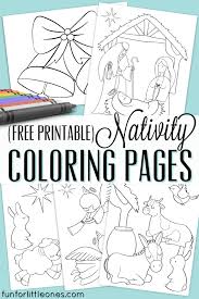 Show them the proper way how to color. Nativity Coloring Pages For Kids Free Printable Fun For Little Ones