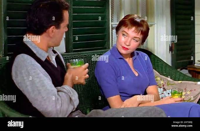 THE TROUBLE WITH HARRY 1955 Paramount Pictures film with Shirley MacLaine  and John Forsythe, directed by Alfred Hitchcock Stock Photo - Alamy