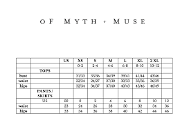 Sizing Of Myth Muse