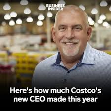 Costco's new CEO received a total compensation package worth $12.2 million  this year. Vachris started his career as a forklift driver over 40 years  ago, and became CEO in January. Read more