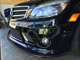 Mercedes Benz W204 C63 Amg Arkym Style Carbon Fiber Front Lip Spoiler Mercedes Amg Auto Body Shop