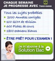Les sujets les moins probables. Annales Bac S