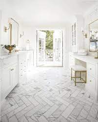 When it comes to laid back luxe, it's difficult to look beyond our herringbone floor tiles. 20 Beautiful Marble Bathrooms Maison De Pax