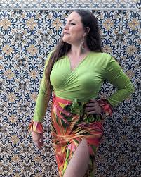 Looking forward to what's coming...✨ Dance wear by Cathy Creation Earrings  by Dana Oriental