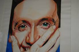 Peter Herold Watercolor " Marius Müller-westernhagen "