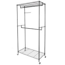 Check spelling or type a new query. Closet Organizer Garment Rack Clothes Hanger Home Shelf Heavy Duty Furniture