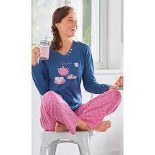 En coton, en jersey ou en satin. Pyjama Femme Reveil Gourmand Francoise Saget