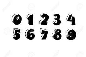 And this will only deal with the latin a through z characters without any accents, etc. Vector Hand Drawn 3d Line Art Numbers Set Signs As Sketched Art Ouline Font Latin Alphabet
