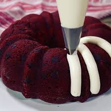 A red velvet cake is instantly recognizable with its bright red color offset by a white cream cheese frosting. 22 9k Likes 200 Comments Nana Mary Az Nanamaryskitchen On Instagram Repost Momlovesb Chocolate Chip Bundt Cake Bake Sale Treats Red Velvet Cake