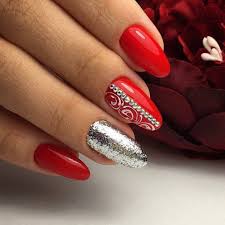 Amazing 36 Romantic Red Acrylic Nail Art 2019 To Look Classy Https