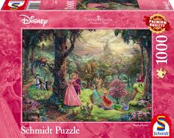 Kinkade was a devout christian and credits the lord for both the ability and the inspiration to create his paintings. Disney Sleeping Beauty 1000 Pieces Schmidt