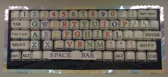 Keyboard Bulletin Board For Computer Lab Computer Lab Bulletin Board Ideas Computer Lab Technology Bulletin Board