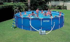 intex zwembad 550 rond 125 cm diep