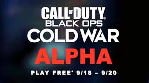 Black Ops Cold War Alpha Pre Download Release Times Cod Black Ops Cold War Alpha Download Date Youtube