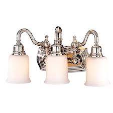 Canterbury 19 W Polished Nickel 3 Light Bathroom Fixture 97879 Lamps Plus Bathroom Vanity Lighting Polished Nickel Bathroom Light Fixtures