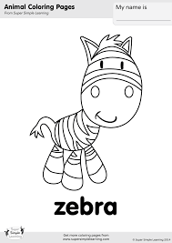 Feel free to print and color from the best 37+ zebra coloring pages at getcolorings.com. Zebra Coloring Page Super Simple