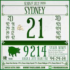 Prediksi Togel Jitu Sydney Senin 27 July 2020 Math Registered