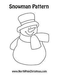 Snowman 1 Pattern Print Snowmen Patterns Printable Snowman Christmas Ornament Pattern Trace snowman handwriting practice for kids. printable snowman christmas ornament