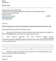 Contoh surat permohonan rayuan ke mrsm. Permohonan Pra Diploma Sesi Ppt Uitm Pejabat Pengarah Facebook