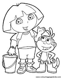 Dora Coloring Page