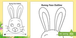 Find over 200 free, printable easter bunny coloring pages that the kids will love. Cute Easter Rabbit To Colour For Kids Primary Resources