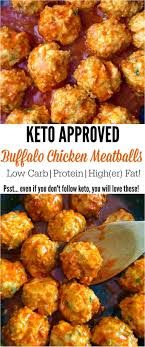 Keto Buffalo Chicken Meatballs With Images Keto Recipes Easy