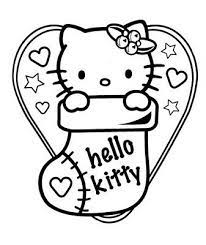 hello kitty photo christmas coloring page colouring pages coloriage de lys gratuit