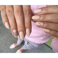 маникюр на короткие ногти фото дизайн 2017 гель лак Nail Art 2795 Best Nail Art Designs Gallery Bestartnails Com Beige Nails Matte Nails Design Trendy Nails