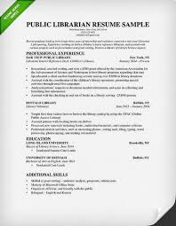 Librarian Resume Sample Writing Guide Good Resume Examples Cover Letter For Resume Job Resume